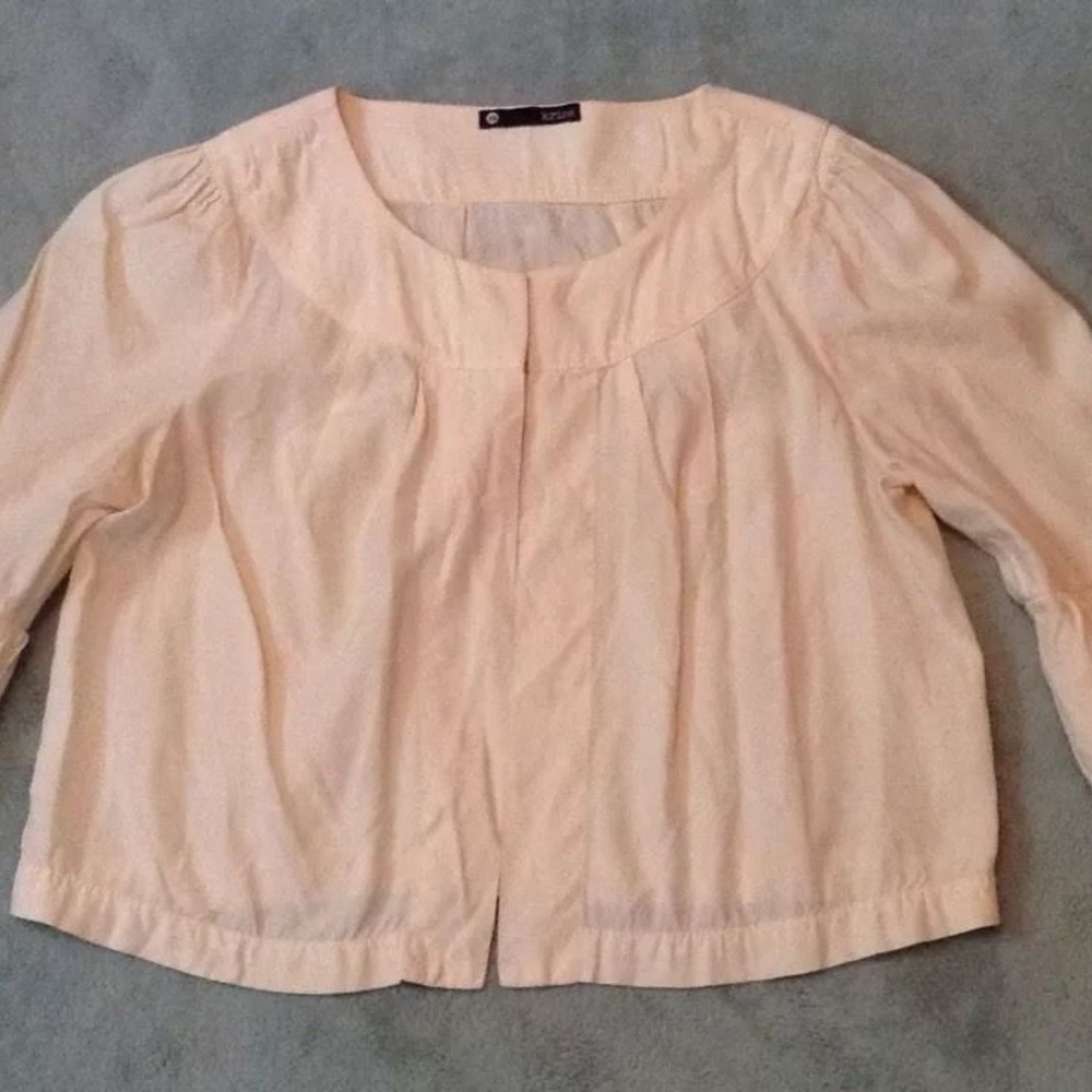 KRISA WOMENS XS WHITE LIGHT TOP JACKET